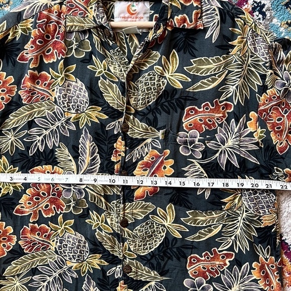 Vintage Pineapple Moon Hawaiian Shirt - Medium - Picture 6 of 7
